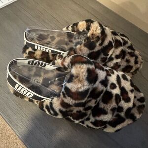 UGG Women's Leopard Print Slippers